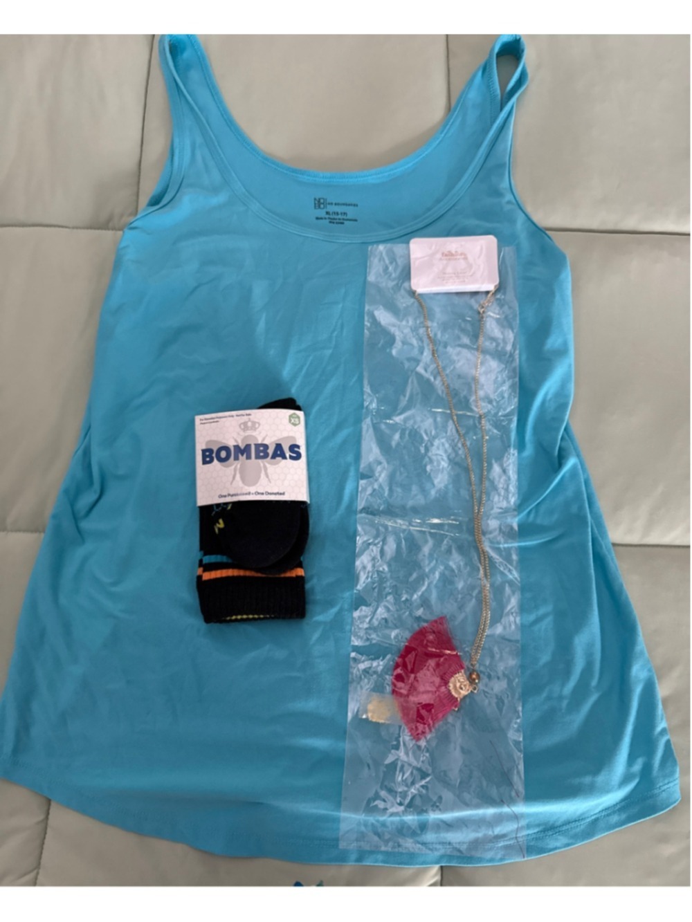 #0266 - Women's No Boundaries Blue Tank Top Juniors XL